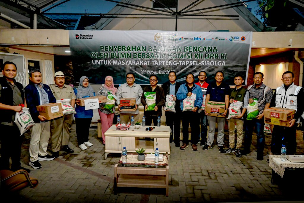 Banjir Melanda Sumut! DPR Gandeng Pertamina-PLN-BTN Kirim Sembako dan Obat-Obatan, Komisi XII Janji Terus Dukung Korban